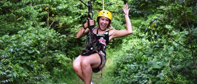 arenal zip lining tour from la fortuna