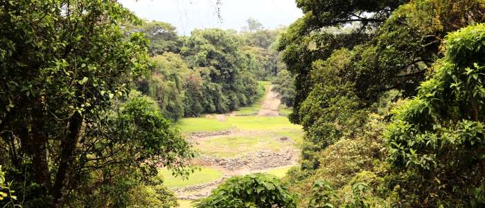 Important archeological site of Costa Rica