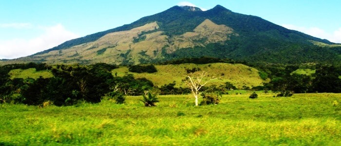 Miravalles Volcano view from the distance