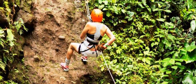 arenal zip lining tour rappelling adventure