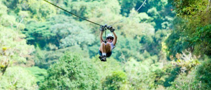 Half-Day Sky Tram & Sky Trek Zip Lining Tour from La Fortuna